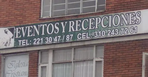 EVENTOS Y RECEPCIONES AVENIDA CARACAS 27 CON 82 EVENTOS Y RECEPCIONES AVENIDA CARACAS 27 CON 82